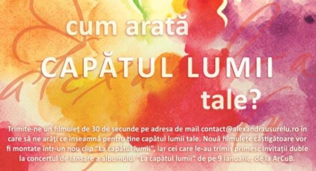 Concurs: Cum arata capatul lumii tale?