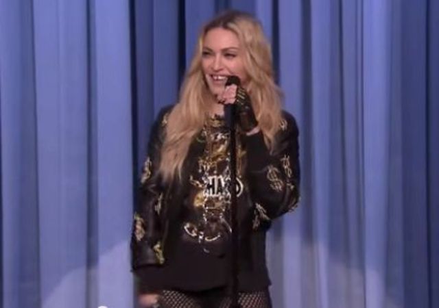Madonna a facut stand-up la emisiunea lui Jimmy Fallon (Video)