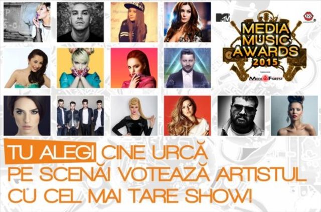 Tu votezi cine merita sa cante pe scena Media Music Awards si sa castige premiul Best Show!