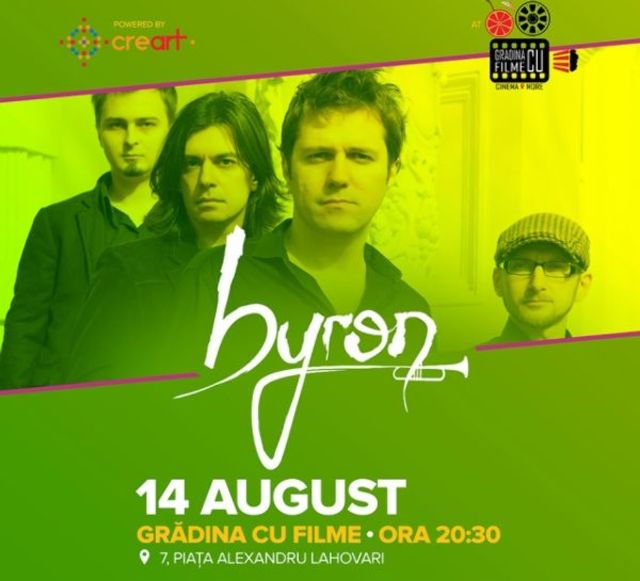 Trupa byron lanseaza noul single "Marea" pe 14 august la Gradina cu Filme