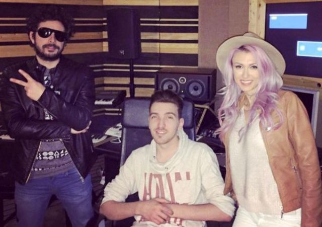 Andreea Balan si Marius Moga s-au reunit in studio pentru "Carusel"!