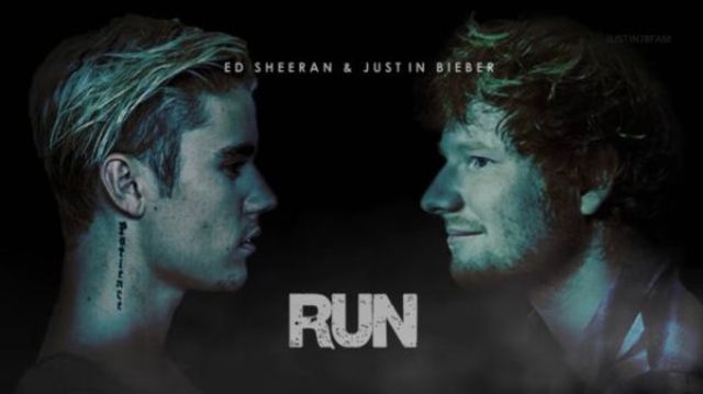 Justin Bieber si Ed Sheeran au lansat piesa 'Run'