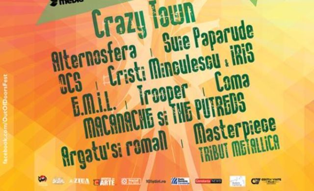 Crazy Town canta pe scena de la Out Of Doors Fest 2017