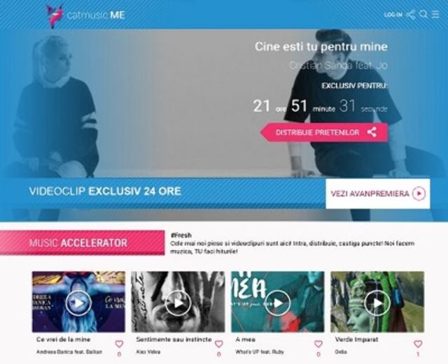 Cat Music lanseaza platforma catmusic.me