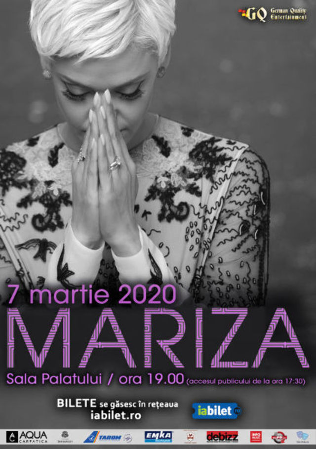 MARIZA, DIVA PRIMAVERII MUZICALE IN ROMANIA, CONCERTEAZA IN MARTIE 2020