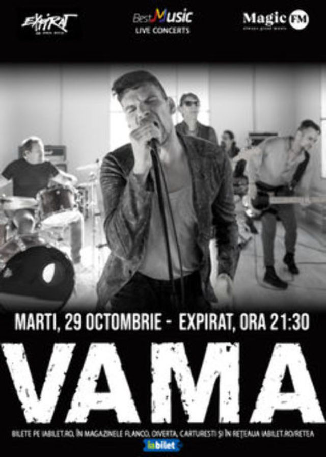 Concert VAMA la Expirat pe 29 Octombrie
