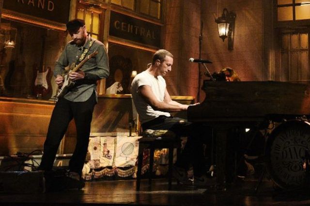Coldplay live la Saturday Night Live
