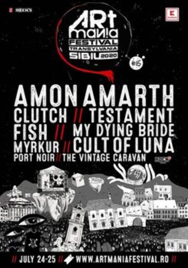ARTmania 2020 (24-25 iulie), noi confirmari: Fish, Port Noir si Testament intregesc line-up-ul editiei aniversare