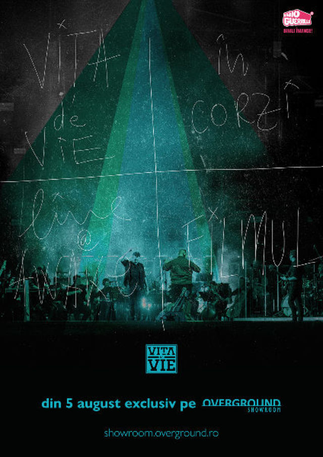 Concertul simfonic "Vita de Vie-In corzi" va fi disponibil pe Overground Showroom
