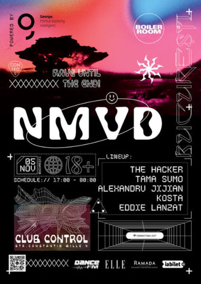 NMVD X Boiler Room la Club Control pe 5 noiembrie