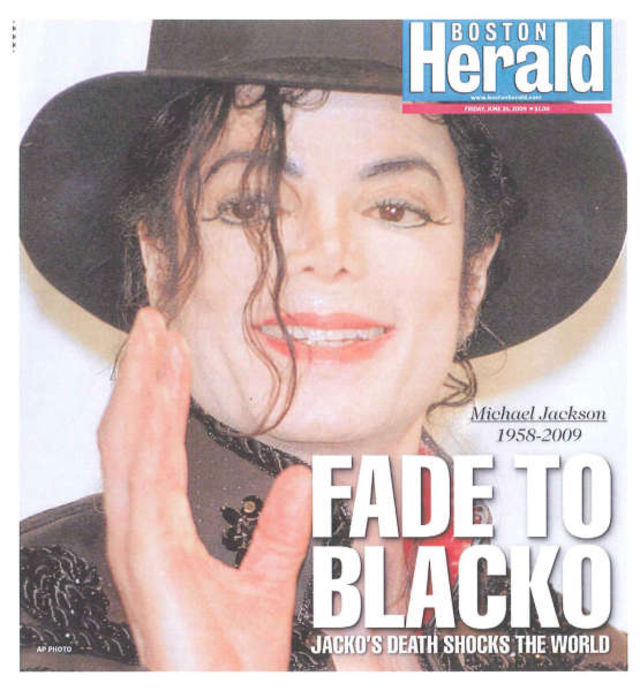 Michael Jackson - Boston Herald