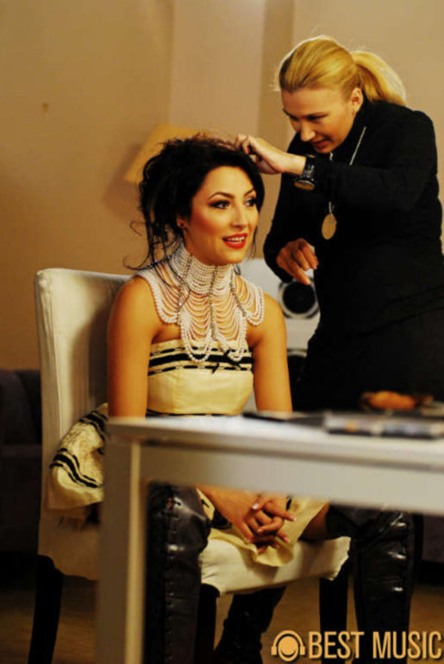 Andra - filmari clip Femeia