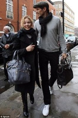 Kylie Minogue si iubitul ei 