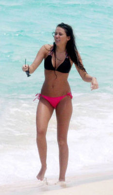 Miley Cyrus la plaja