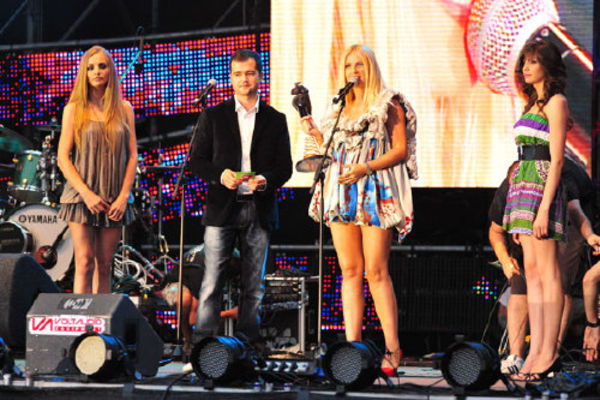 Andreea Banica si Laurentiu Duta la Romanian Music Awards 2009